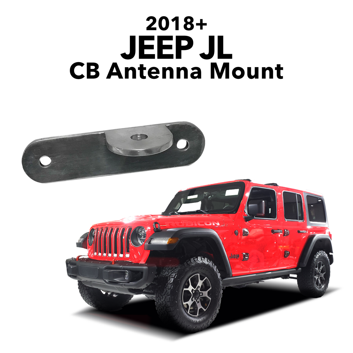 Jeep JL CB Antenna Tailgate Mount (2018+)