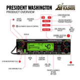 President Washington 10/12 Meter AM/FM/SSB