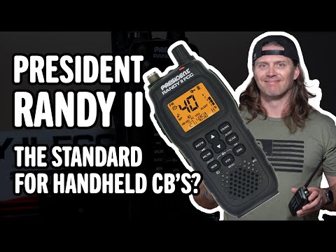 President Randy II Handheld CB Radios Overview | Right Channel Radios