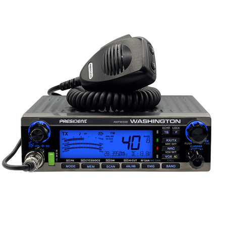 President Washington CB Radio Blue | Right Channel Radios