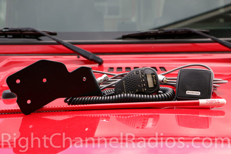 1987 - 2006 Jeep CB Radio Kit Included Parts