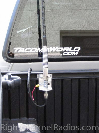 Firestik 3-Way Mount Installed on Truck Bed Rail