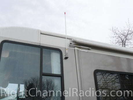 Firestik 3-Way Mount NGP Antenna Kit Installed on Side of RV