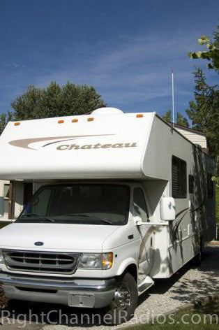 Firestik 3-Way Antenna Mount Installed on Motorhome