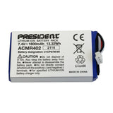 Battery Pack Replacement for President Randy, Randy II and Jerry