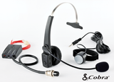 Cobra CA BTCB4 Bluetooth headset and included parts