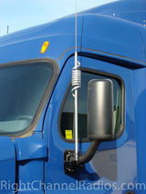 Freightliner Cascadia CB Antenna Mount - Installed