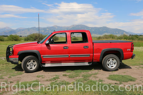 Chevy 2002-2007 CB Antenna Mount Installed