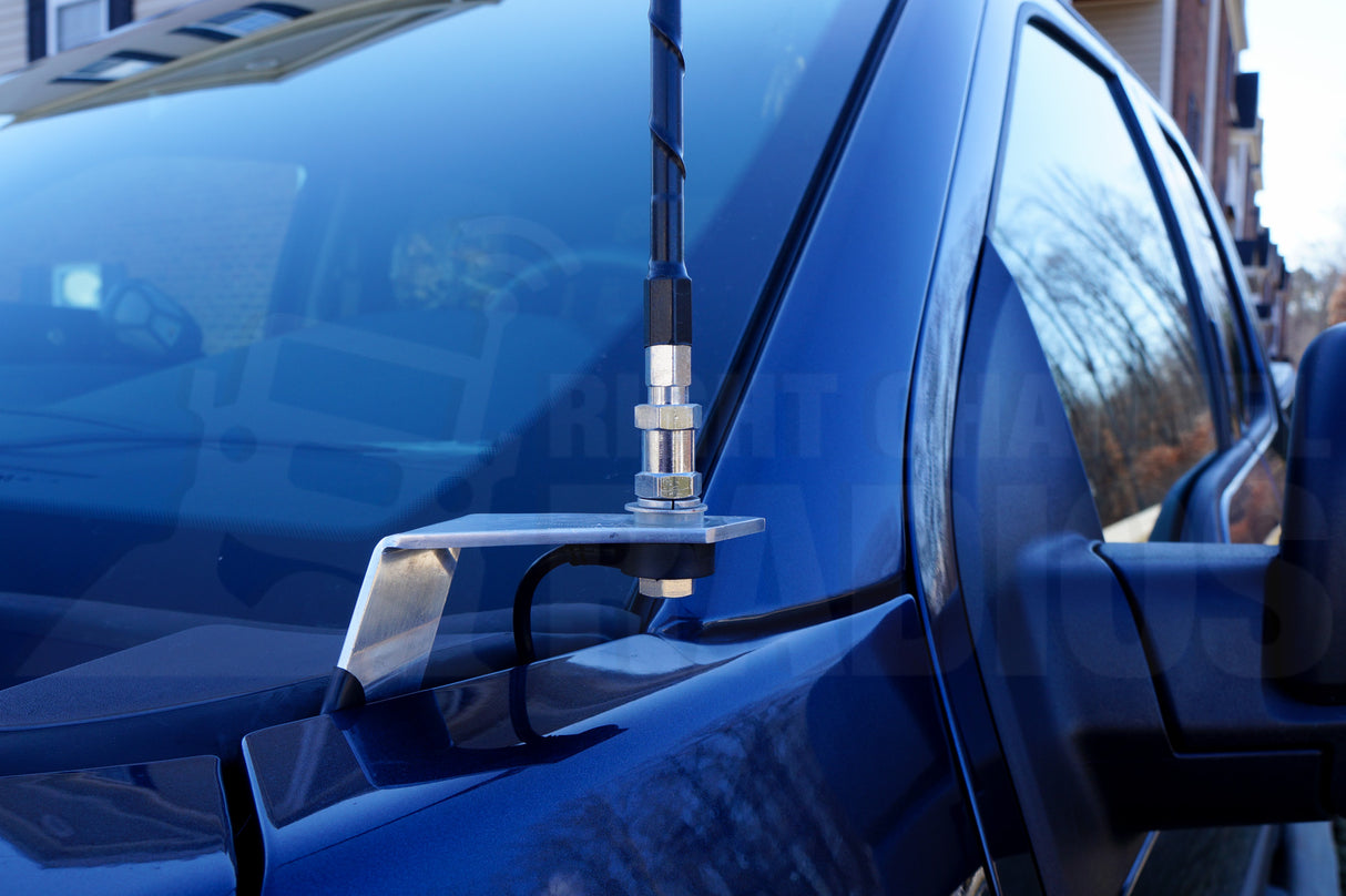 2015+ Ford F150 CB Antenna Mount | Close View