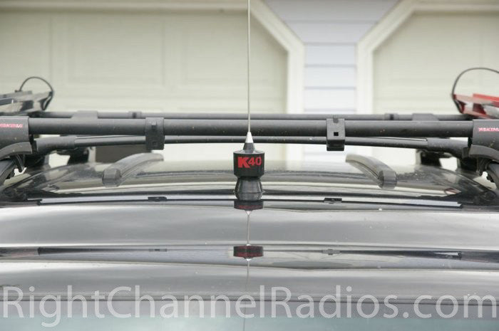 K40 Roof Mount CB Antenna Installed