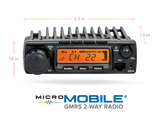 MXT400 MicroMobile Two-Way GMRS Radio