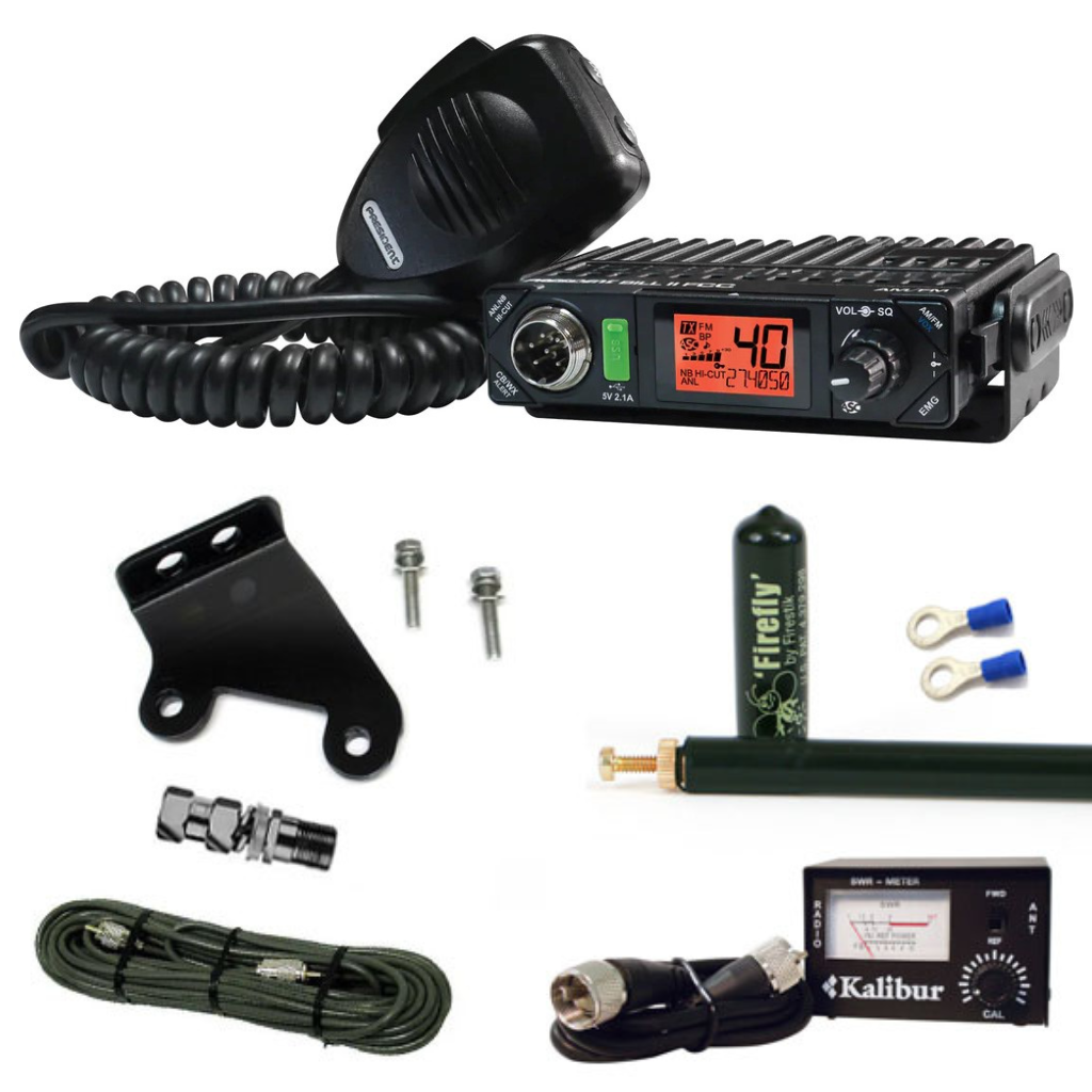 President Bill II JK & JKU Jeep CB Radio Kit