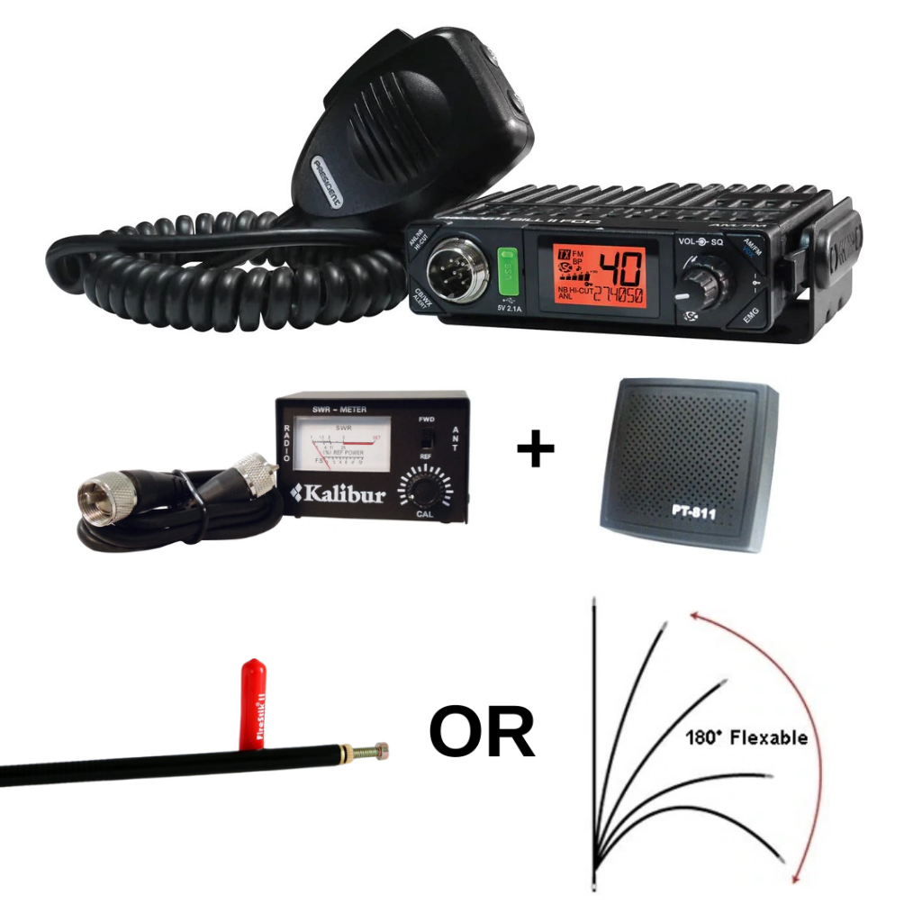 President Bill II Jeep & Off-Road CB Radio Kit