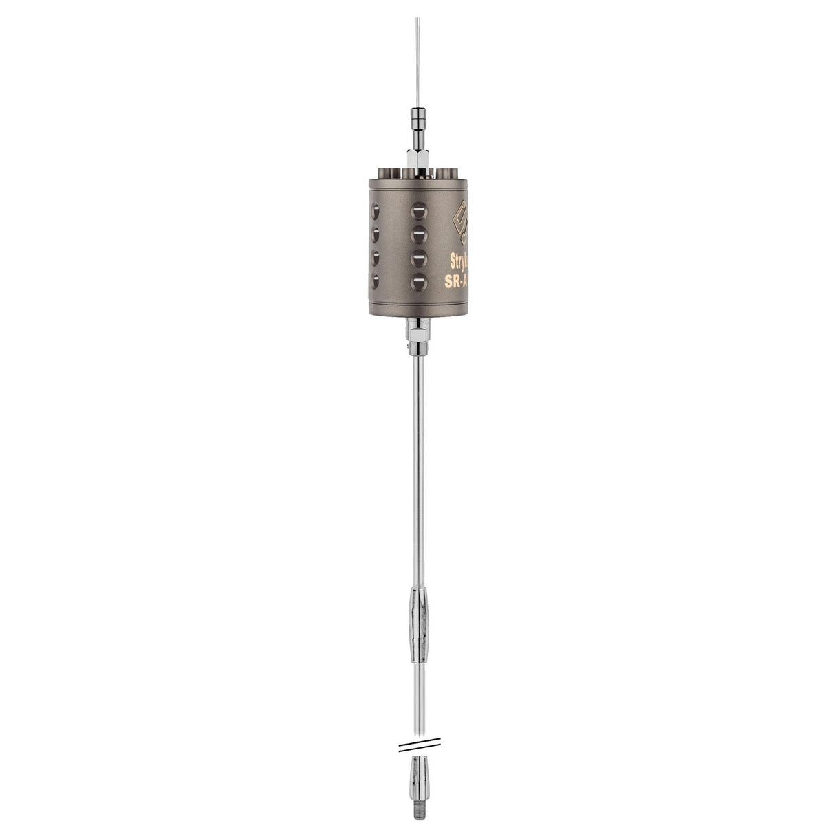 Side photo of Stryker SRA 1020 CB antenna | Right Channel Radios