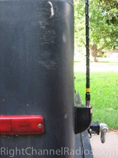 Firestik Side Mount Installed on Rear of Jeep