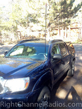 Universal CB Antenna Hood Mount Installed on Driver Side