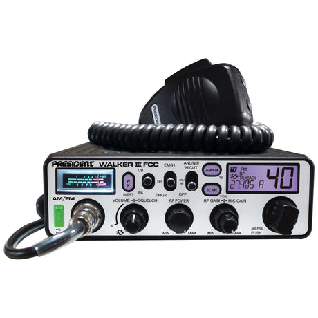 President Walker II AM/FM CB Radio