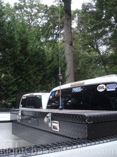 Wilson 5000 Trucker Installed on Pickup Tool Box - Side View