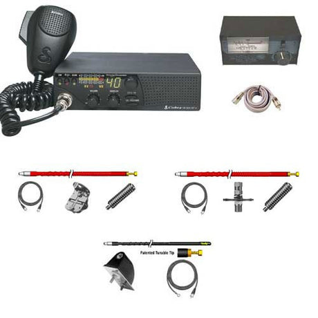 Cobra 18 WX ST NGP RV & Motorhome CB Radio Kit